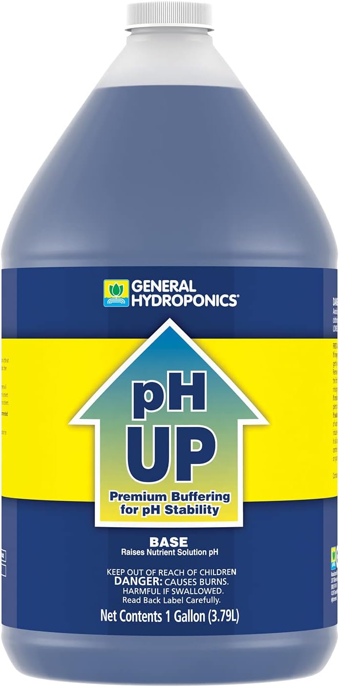 General Hydroponics pH Up Liquid for Optimal Hydroponic Growth