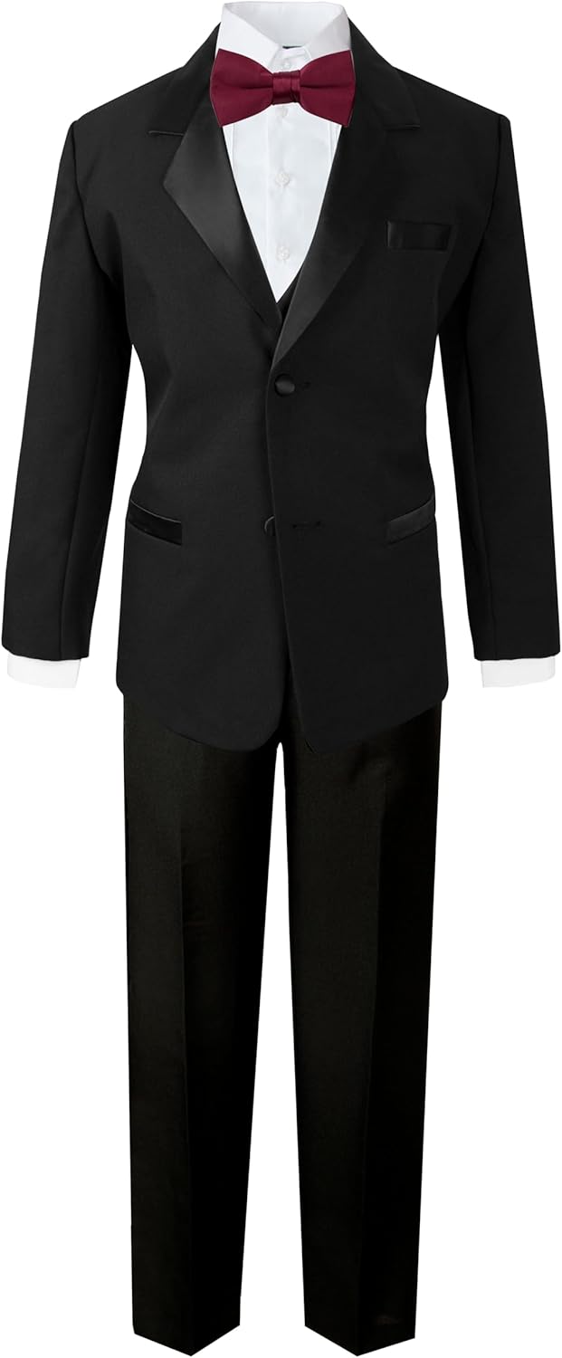 Classic Fit Tuxedo Set for Boys - Perfect for Special Occasions