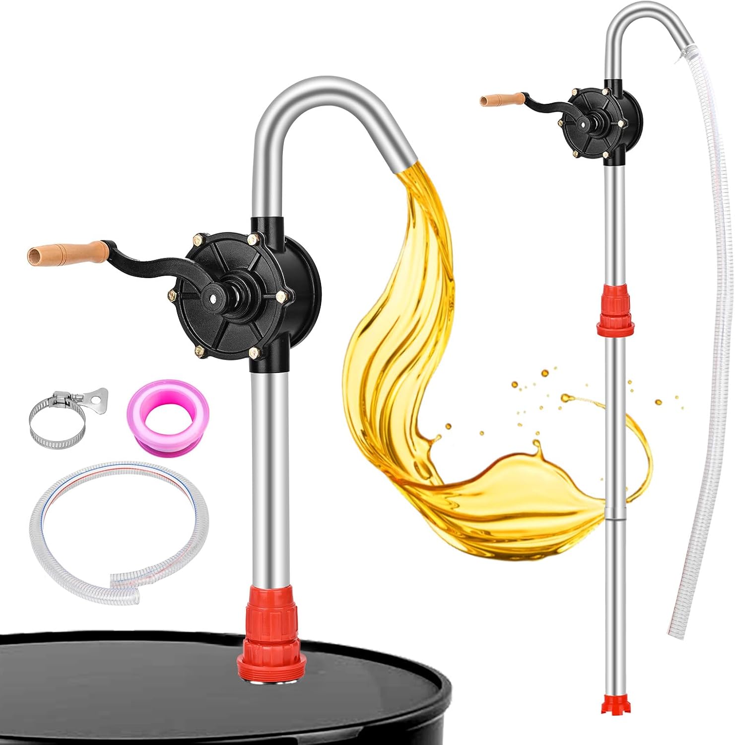 55 Gallon Drum Pump for Easy Liquid Transfer and Durability