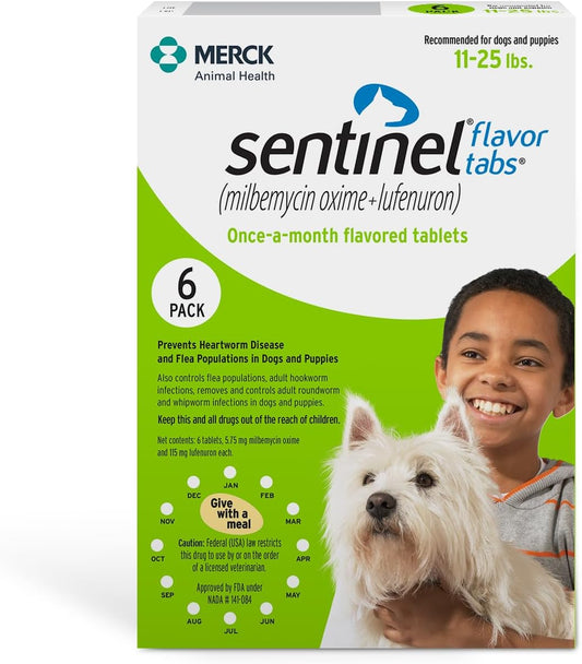 Sentinel Flavor Tabs for Dogs: Effective Parasite Protection