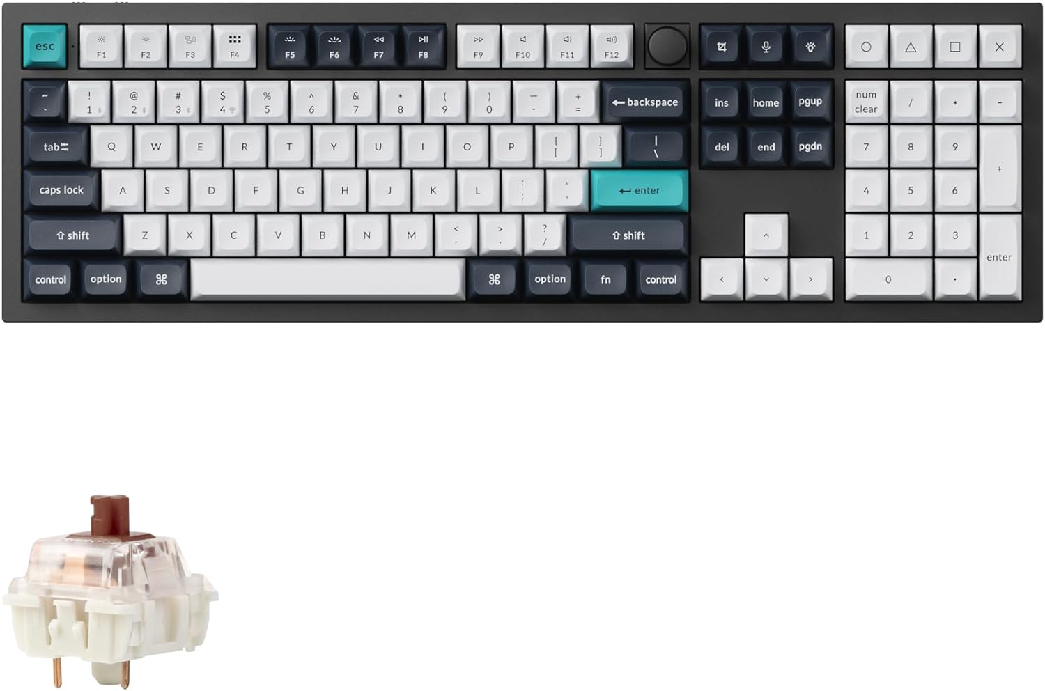Keychron Q6 Max Custom Mechanical Keyboard with RGB Backlighting
