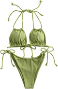 ZAFUL Triangle Bikini Sets for Women - Sexy High Cut Bathing Suit