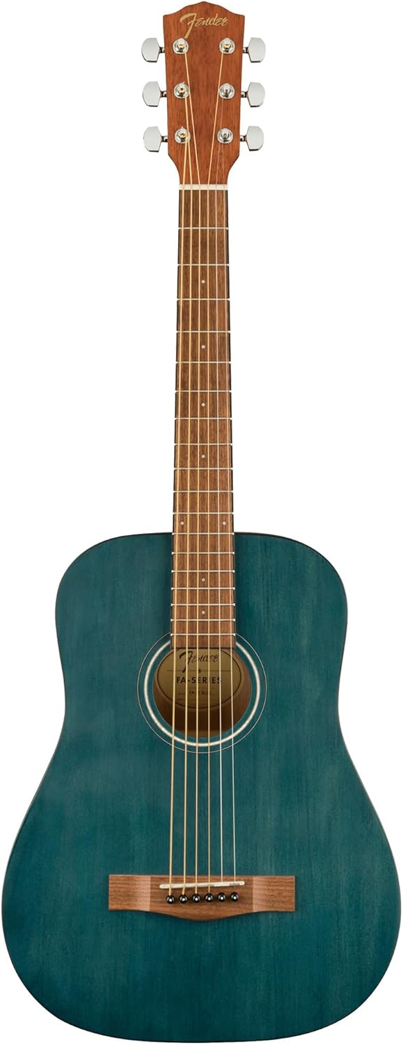 Fender FA-15 3/4 Scale Acoustic Guitar with Gig Bag in Blue