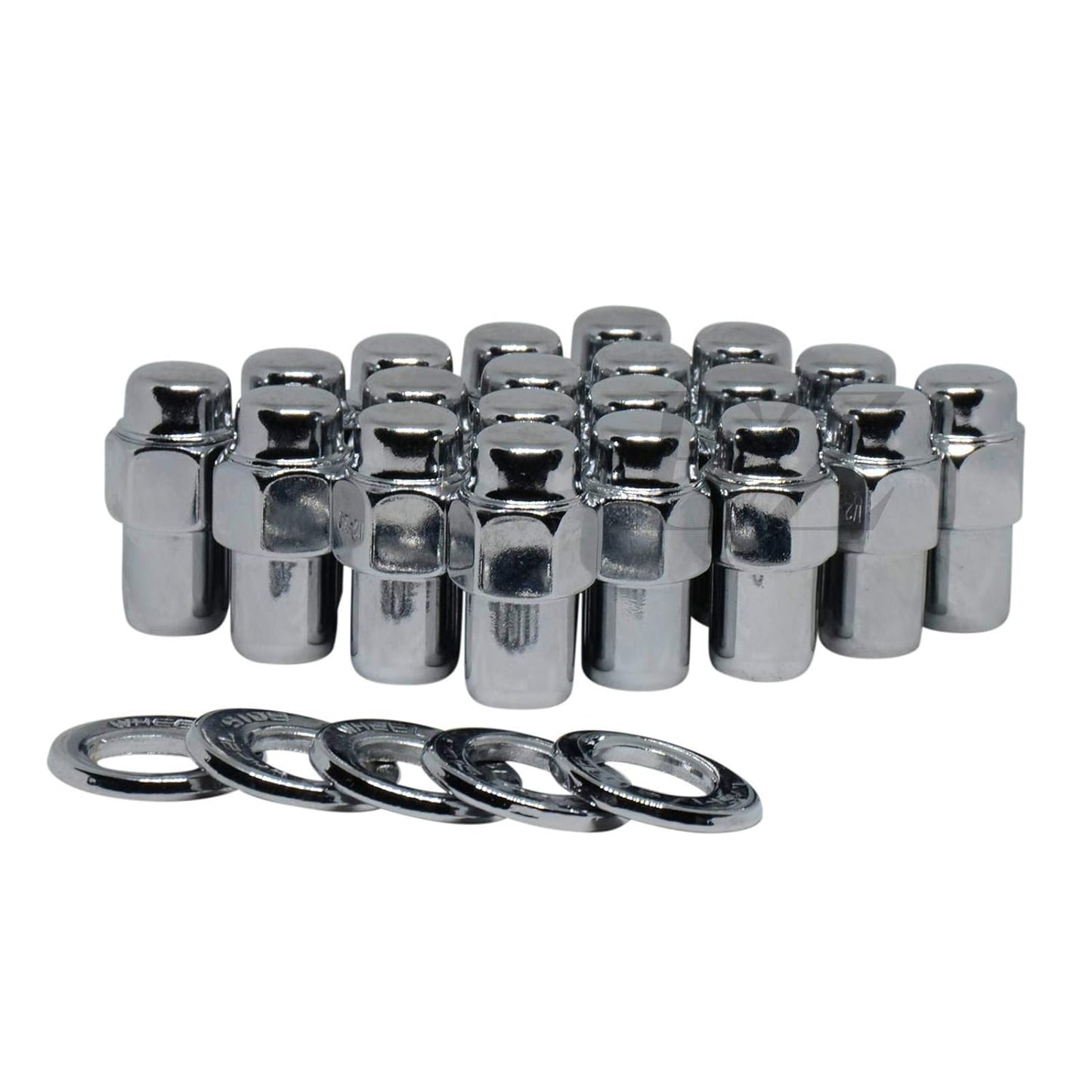 Cragar Standard Mag Lug Nut Set of 20 Pcs with Center Washer