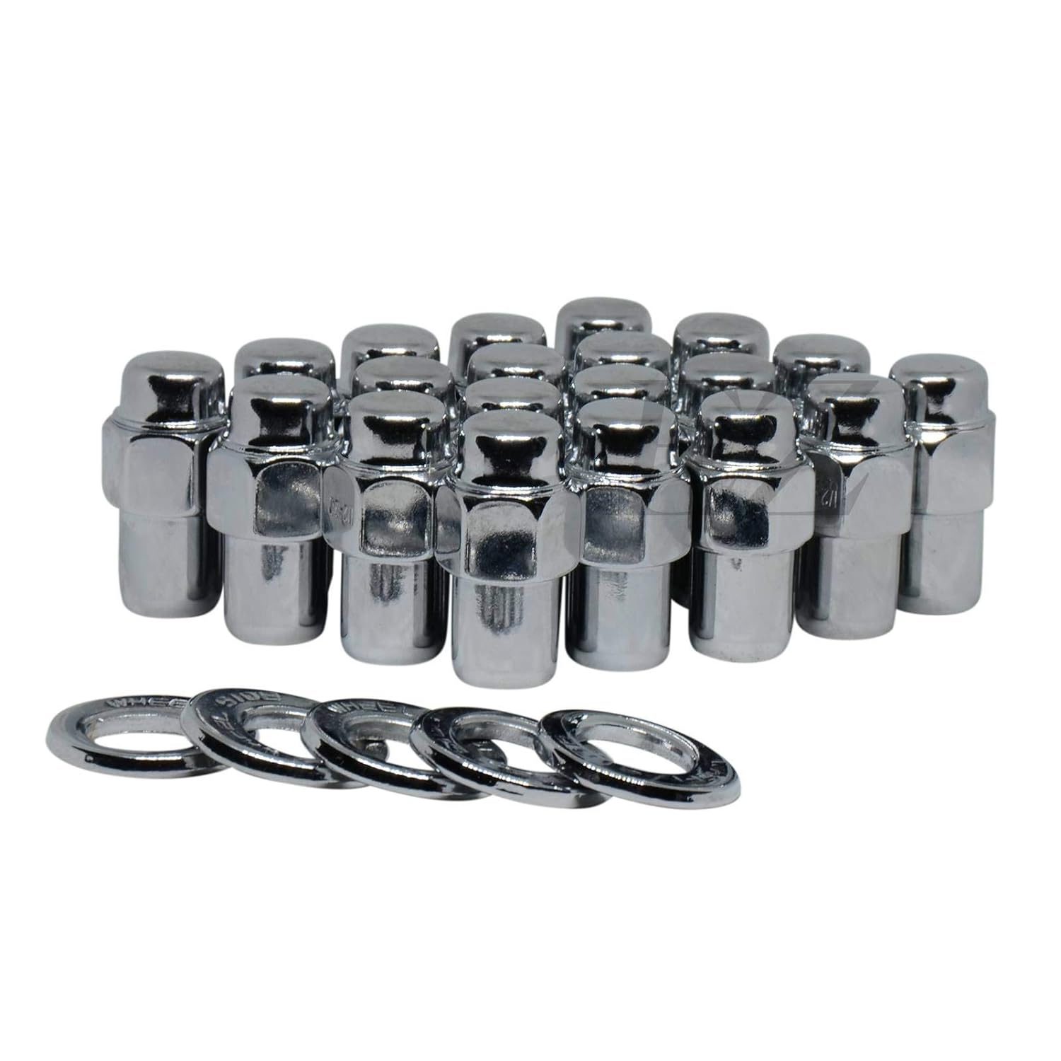 Cragar Standard Mag Lug Nut Set of 20 Pcs with Center Washer