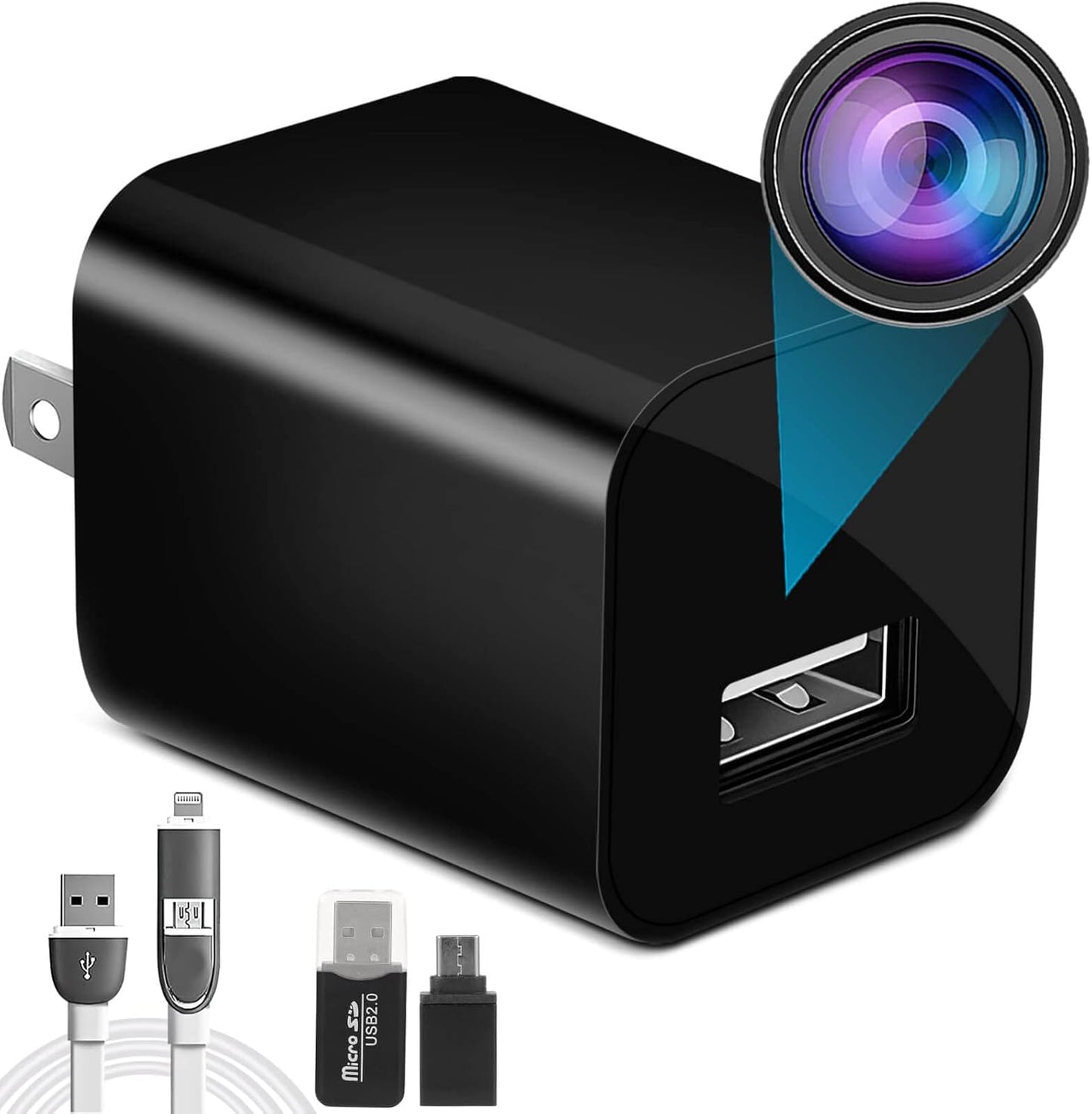 Mini HD Pet Camera for Security - No WiFi Needed!