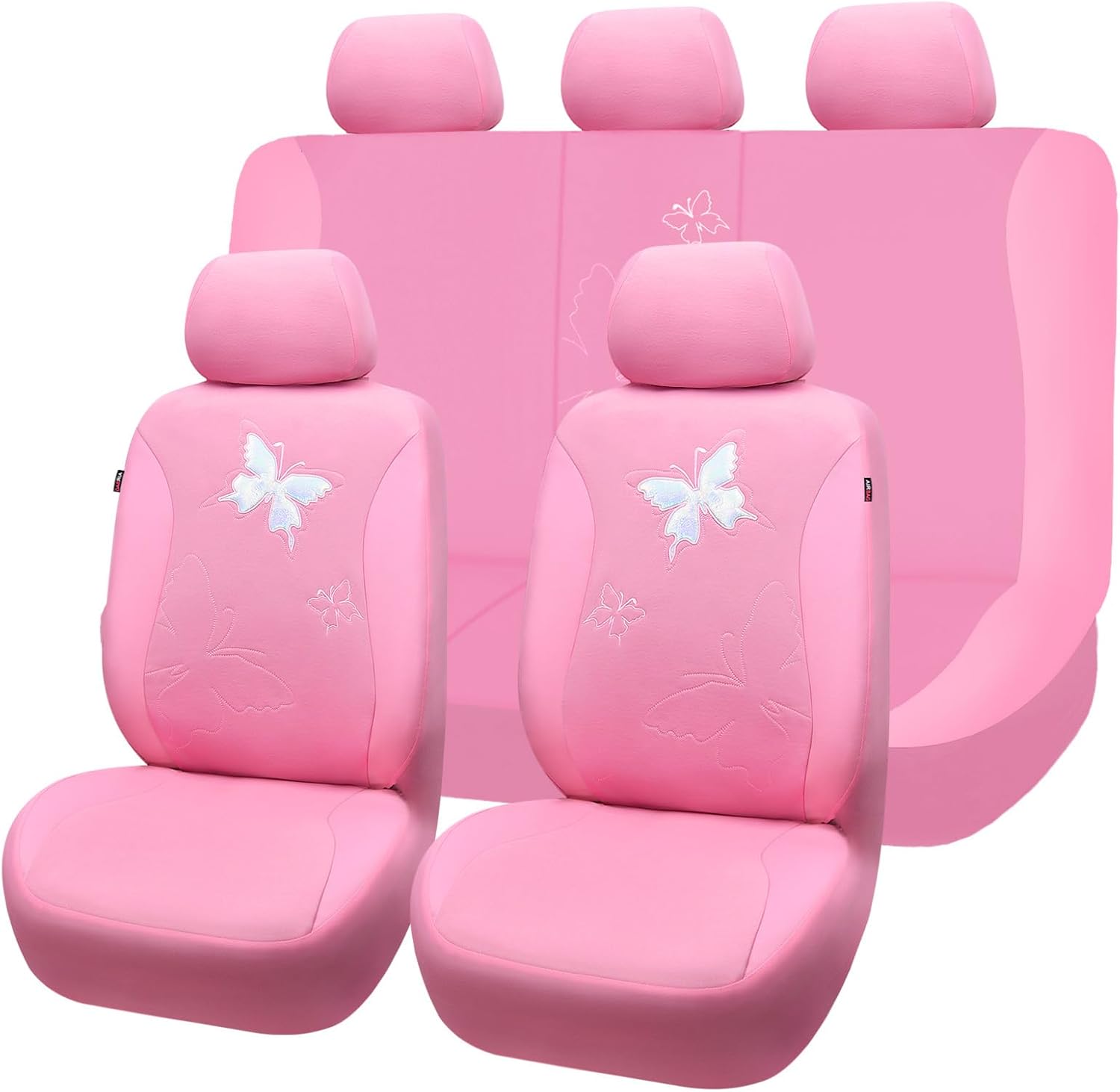 Flying Banner Butterfly Car Seat Covers Full Set for Women
