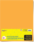 Orange Poster Board 22x28 Premium 2-Sided Poster Board - Durable Color