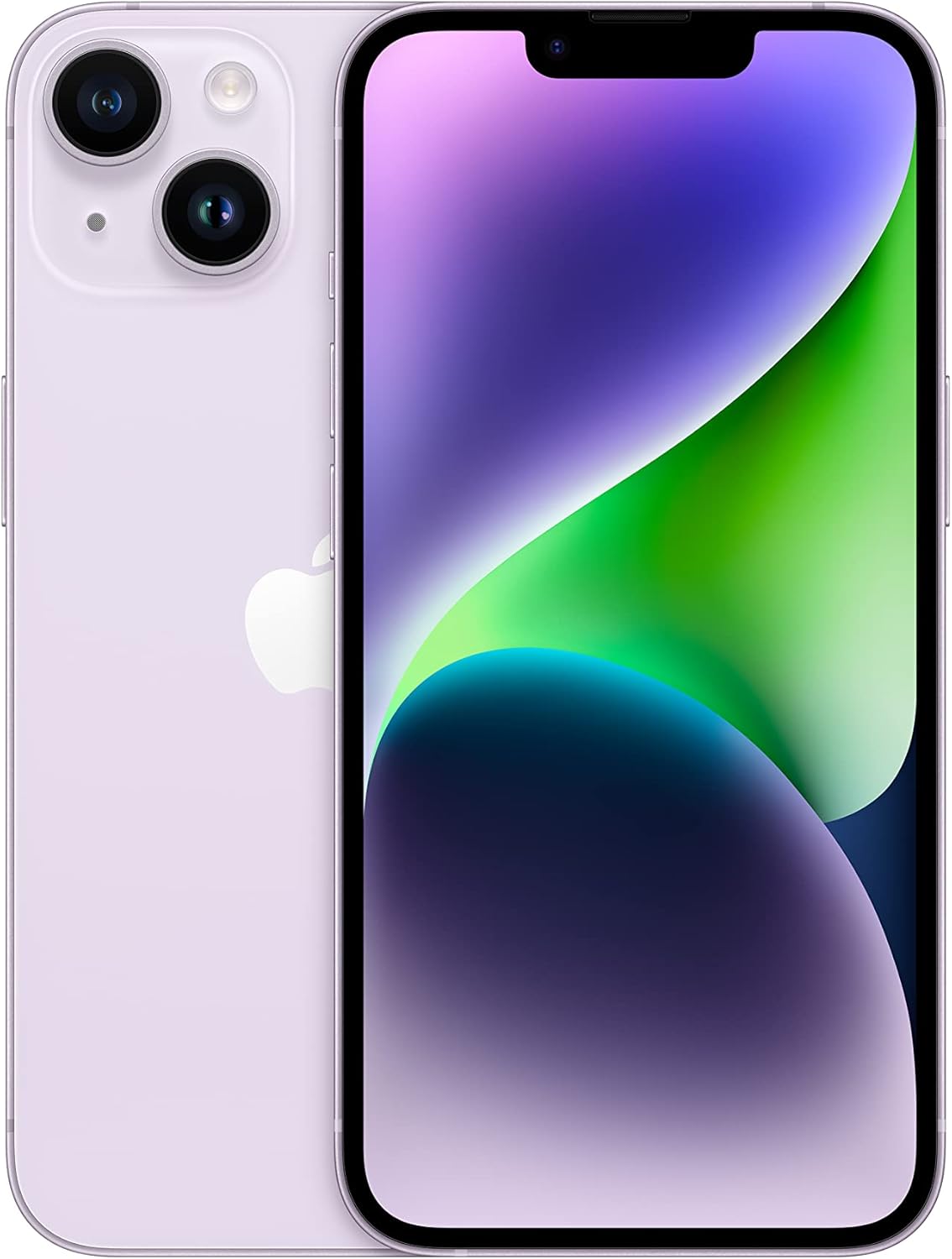Apple iPhone 14, 128GB, Purple - Renewed Premium Quality