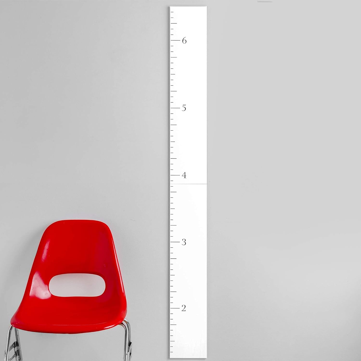 Wooden Growth Chart for Wall - Kids Height Measuring Board