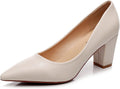 VenusCelia Women's Lewin Pump Chunky Heel Shoe - Chic Gold Sparkle