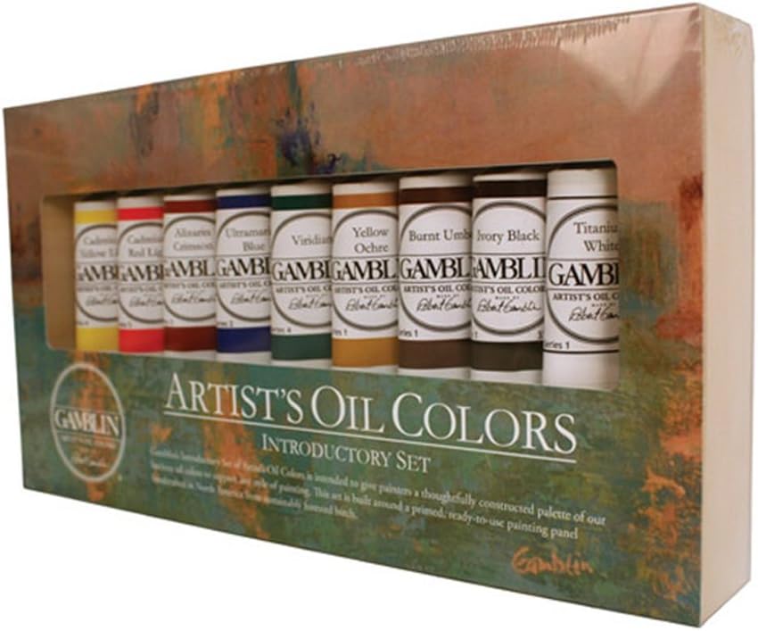 Gamblin Artist Oil Colors Introductory Set for Vibrant Art