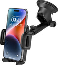 Phone Mount for Car with Strong Suction Cup - Secure Dashboard Mount