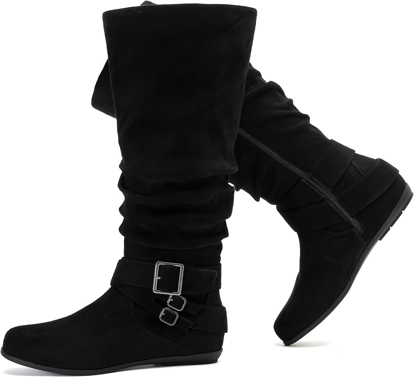 Luoika Women's Extra Wide Calf Knee High Slouchy Boots Review