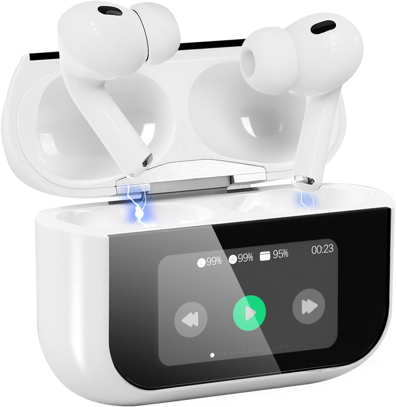 AI Language Translator Earbuds: 144 Languages, 8 Offline Translation - JIYINGDUO