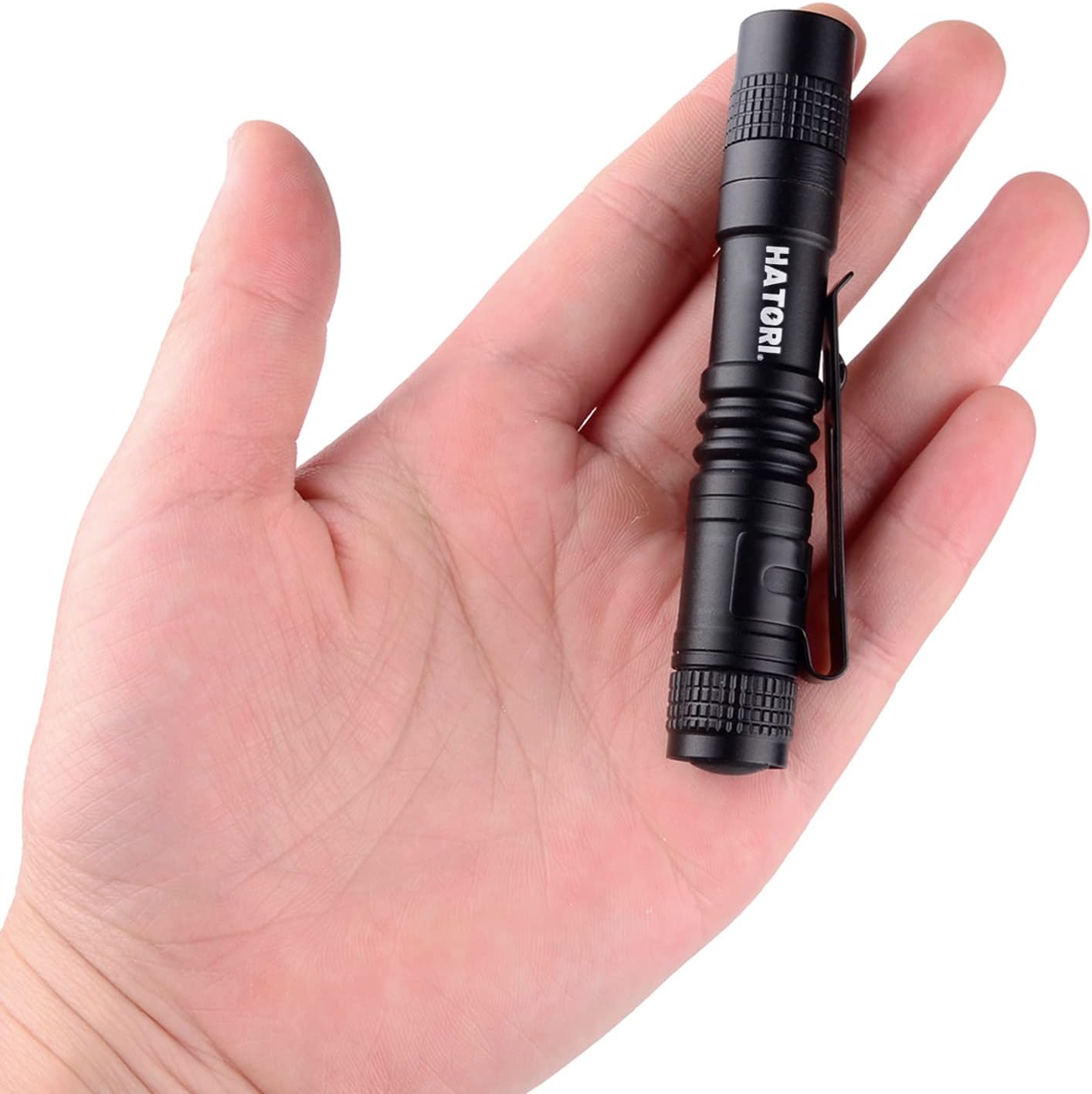 Compact HATORI LED Flashlight: Powerful Brightness Anywhere!