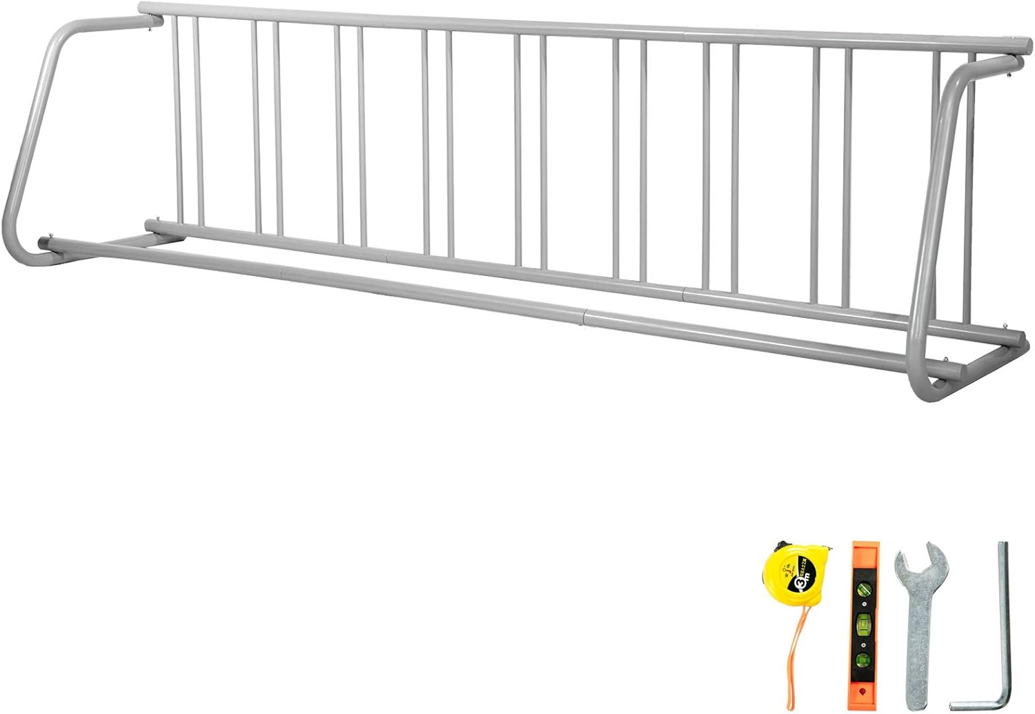BestEquip 111in Length Floor Bike Rack for 9 Bikes Storage