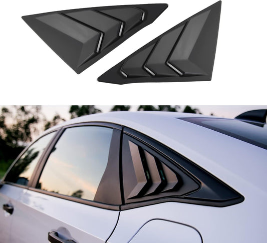 CKE Rear Side Window Louvers for Honda Civic Sedan 2022-2026