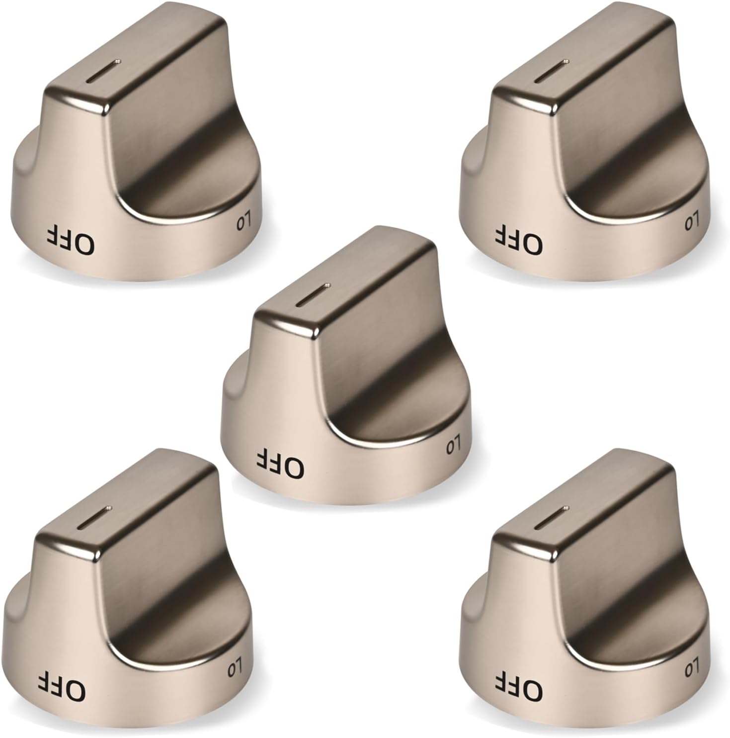 5Pcs W11239985 Stove Knob Replacement for Whirlpool Models