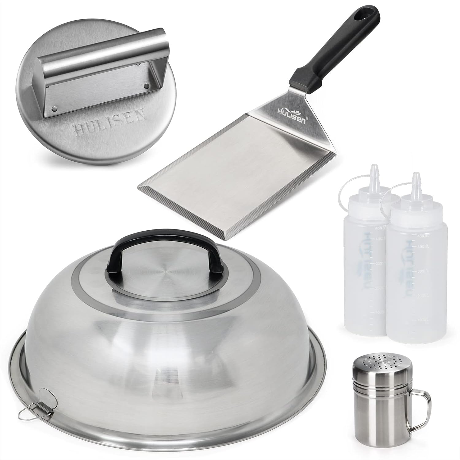 HULISEN Smashed Burger Kit - Ultimate Grilling Accessories Set