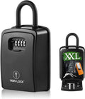 Iron Lock XXL Portable Key Lock Box - Waterproof 4 Digit Combo