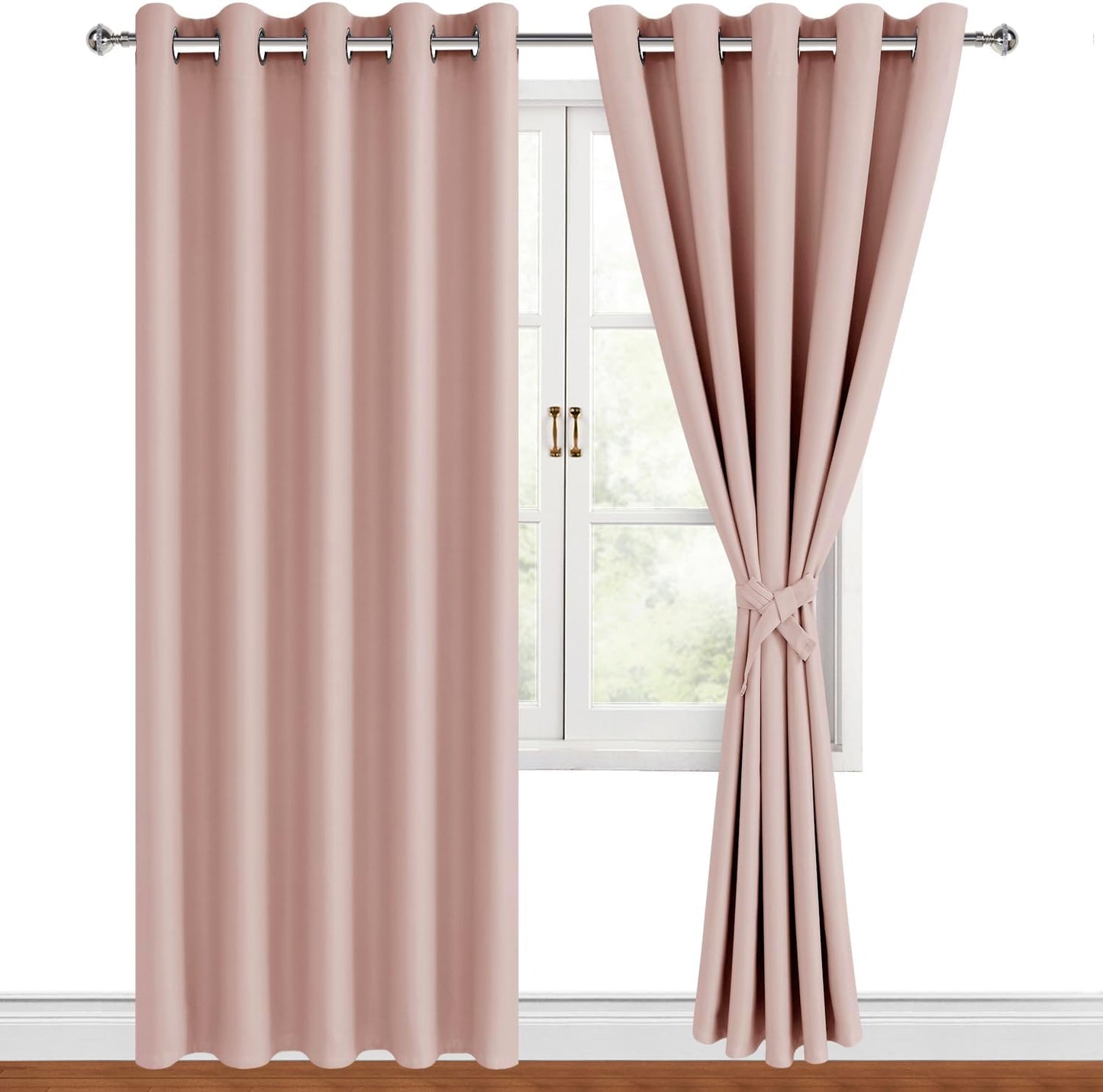 Hiasan Blackout Curtains for Bedroom - Thermal Insulated Panels