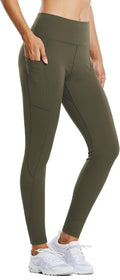 baleaf Women's Fleece Lined Leggings - High Waist with Pockets