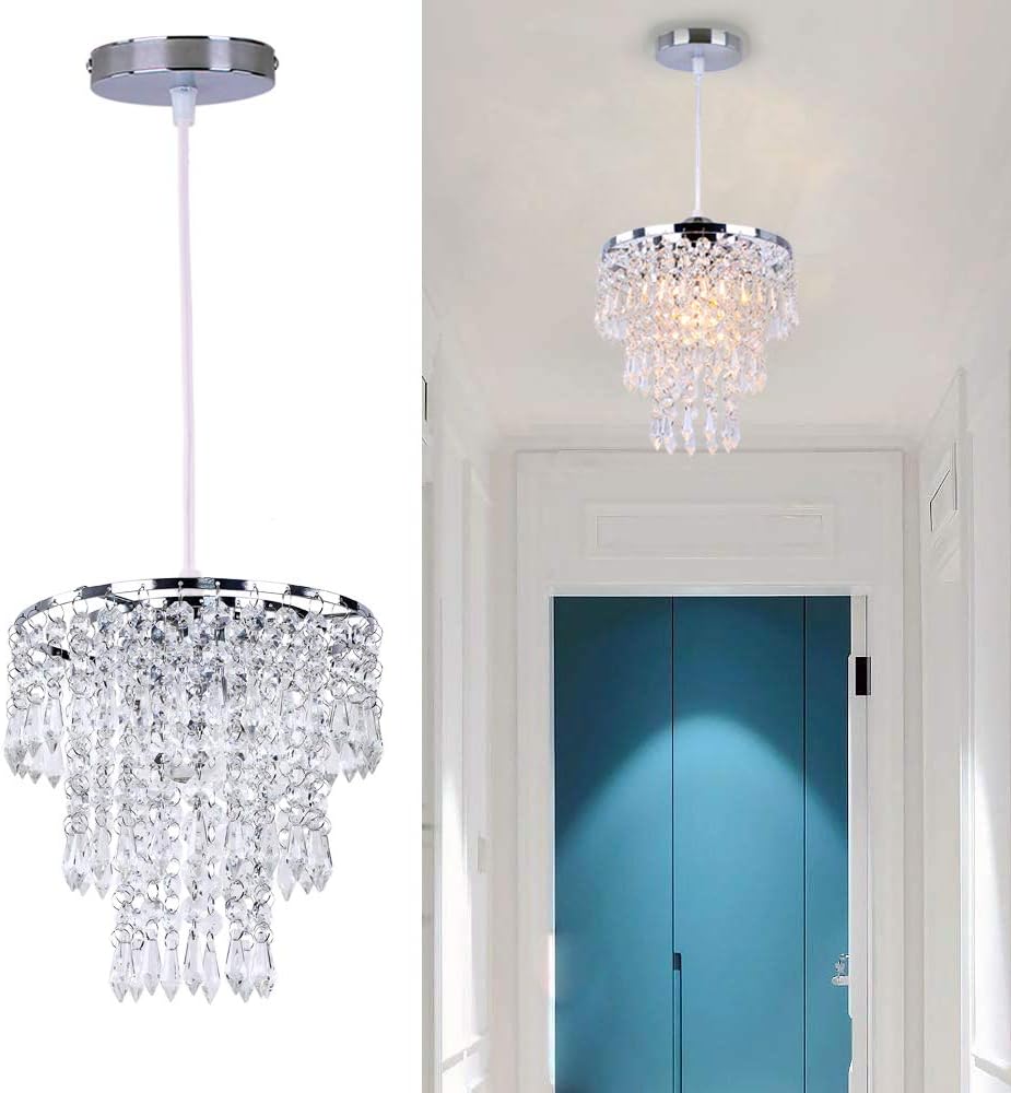 Mini Crystal Chandelier Lighting Fixture for Elegant Spaces