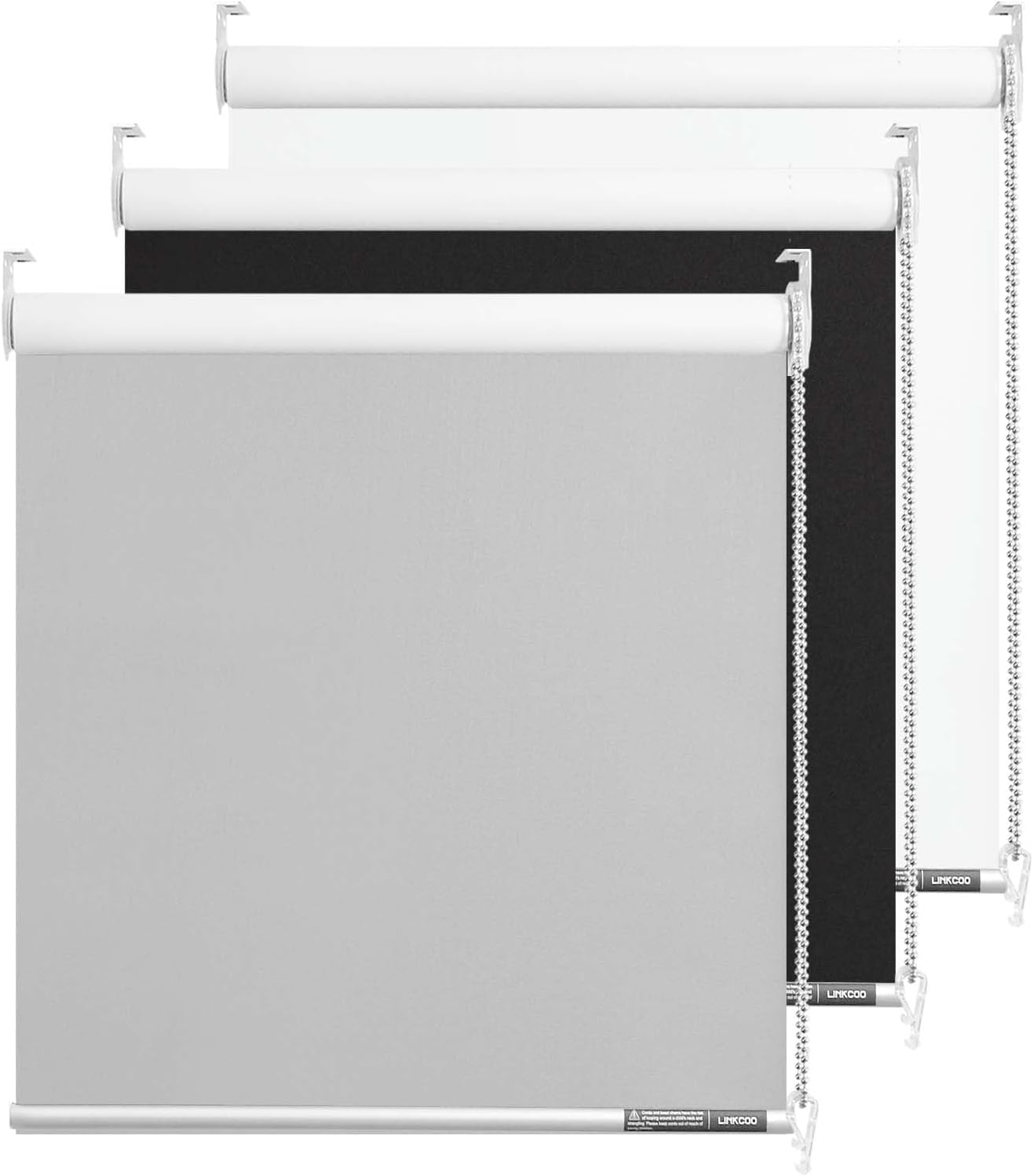 100% Blackout Roller Window Shades for Home and Office Use
