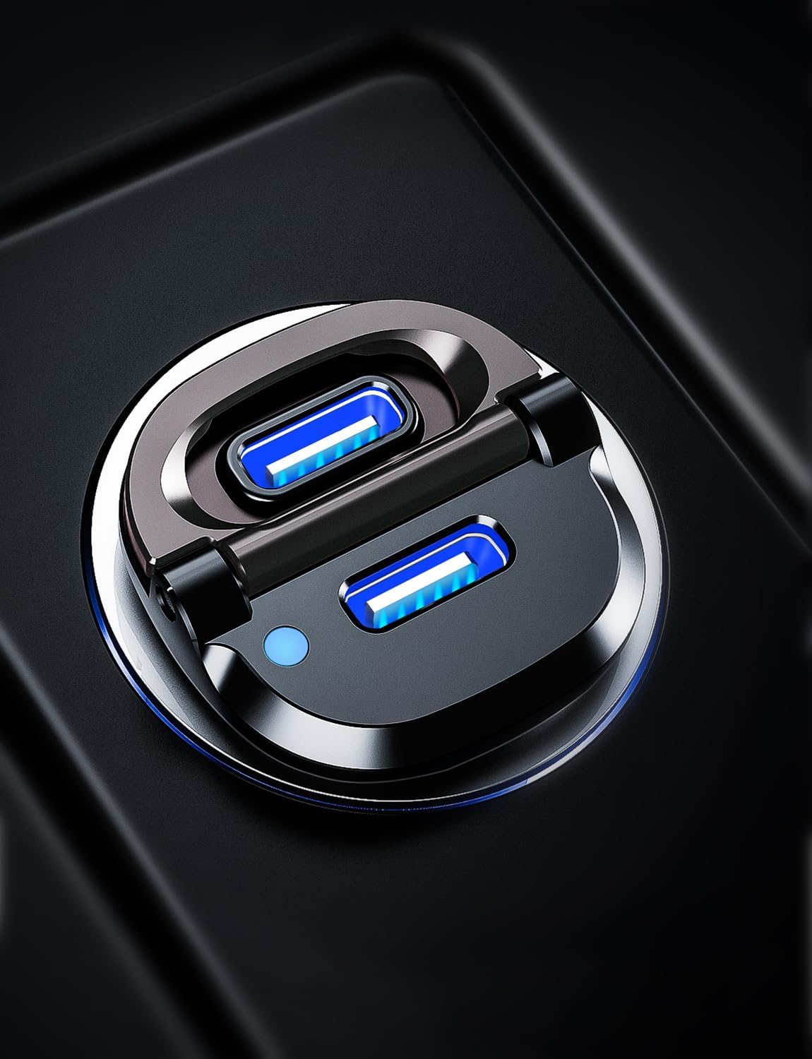 Ultra-Fast Dual PD Car Charger by EWA