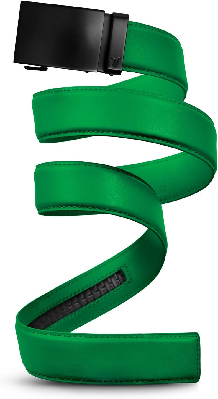 Mission Belt Men's Leather Ratchet Belt for Perfect Fit Every Time