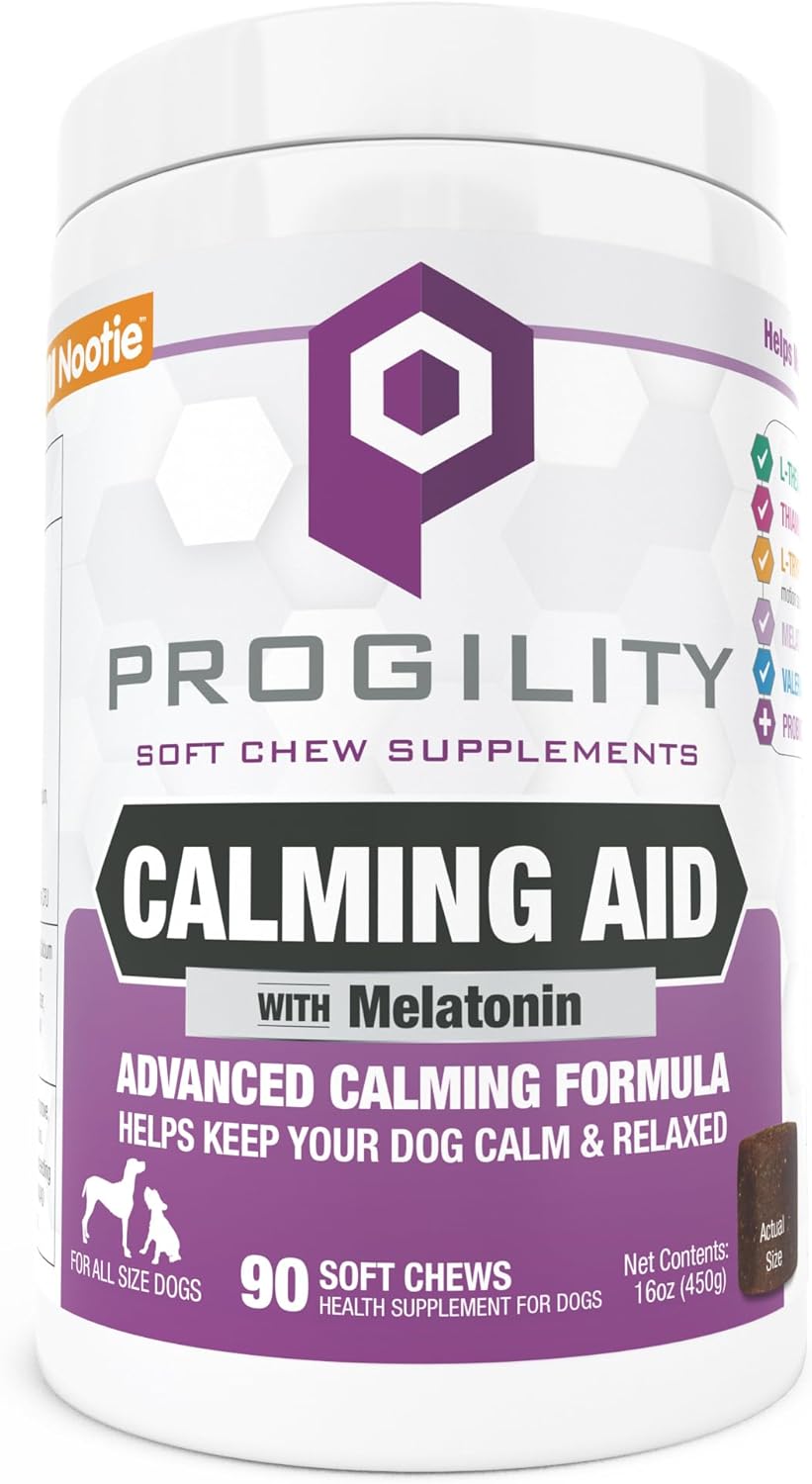 Nootie Progility Daily Calming Aid Chews for Dogs - 90 Soft Chews