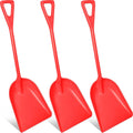 Frienda 3 Pieces Heavy Duty Plastic Snow Shovel Set for All Needs