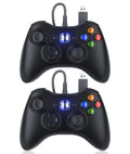 Dinosoo Replacement Xbox 360 Wired Controller 2-Pack - Low Latency