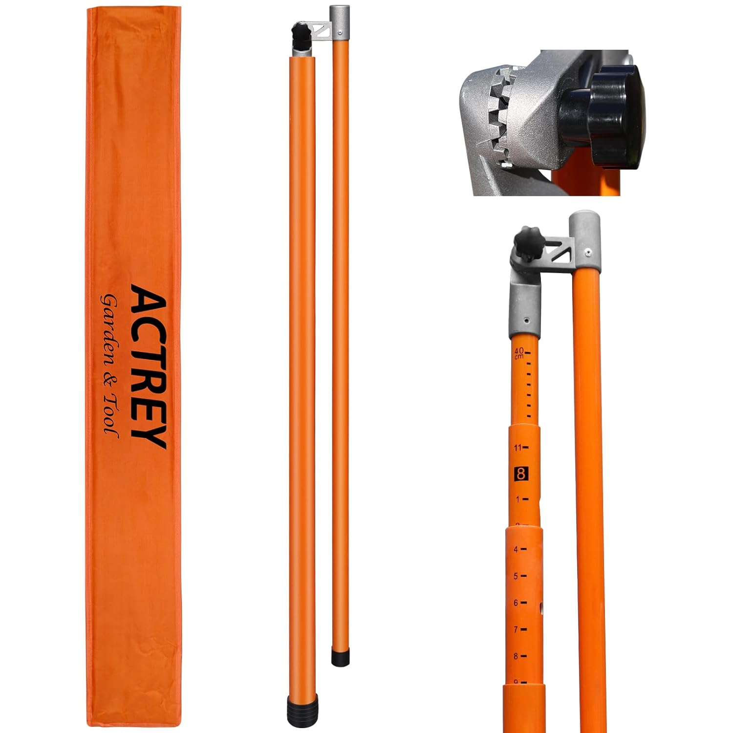 Load Height Measuring Stick for Trucks - 20 FT Adjustable Pole