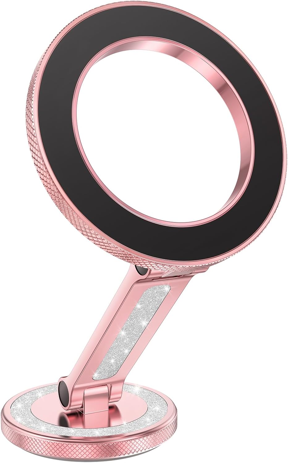 MagSafe Car Mount - Glitter Pink Magnetic Phone Holder for Car