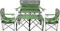 Northroad Set of 4 Folding Camping Chairs for Outdoor Relaxation