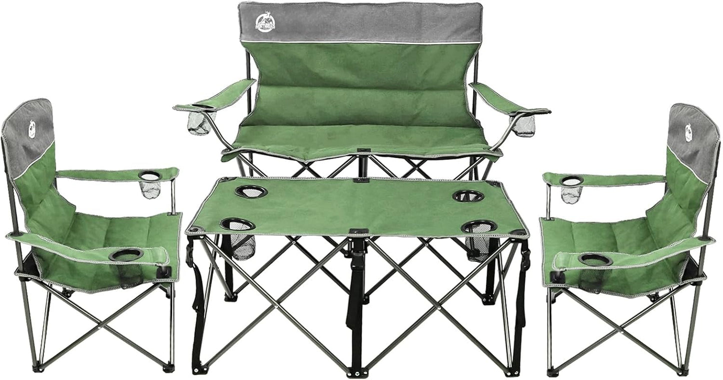 Northroad Folding Camping Chair Set of 4 for Outdoor Comfort