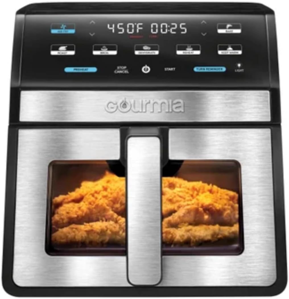 8-Quart Digital Air Fryer with Window & Light