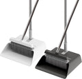 JOYMOOP 2 Pack Broom and Dustpan Set - Upright Angle Cleaning