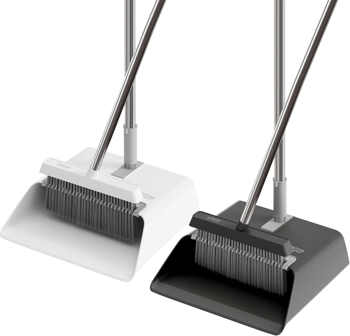 JOYMOOP Broom and Dustpan Set for Effortless Cleaning at Home