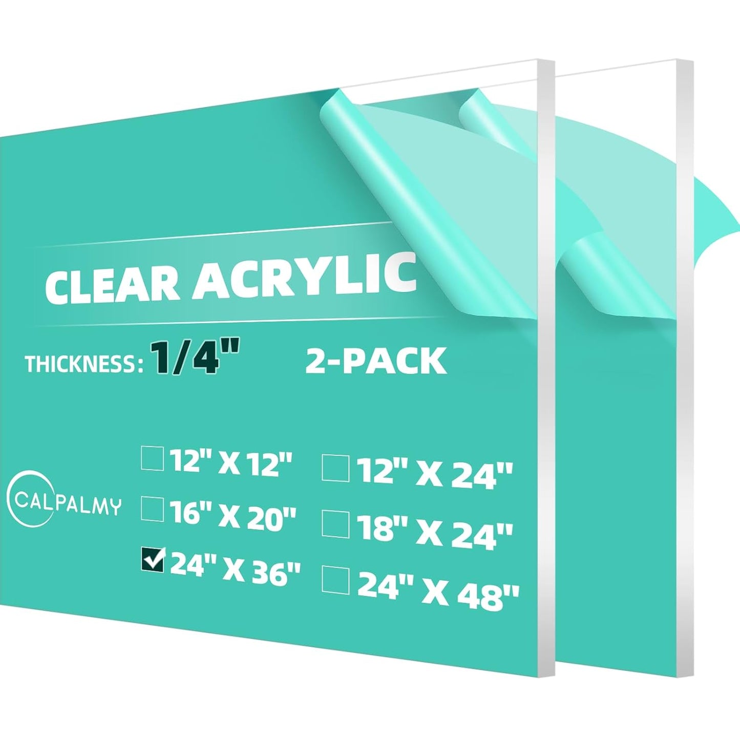 Clear Acrylic Sheet 24 x 36 for Craft Projects and More