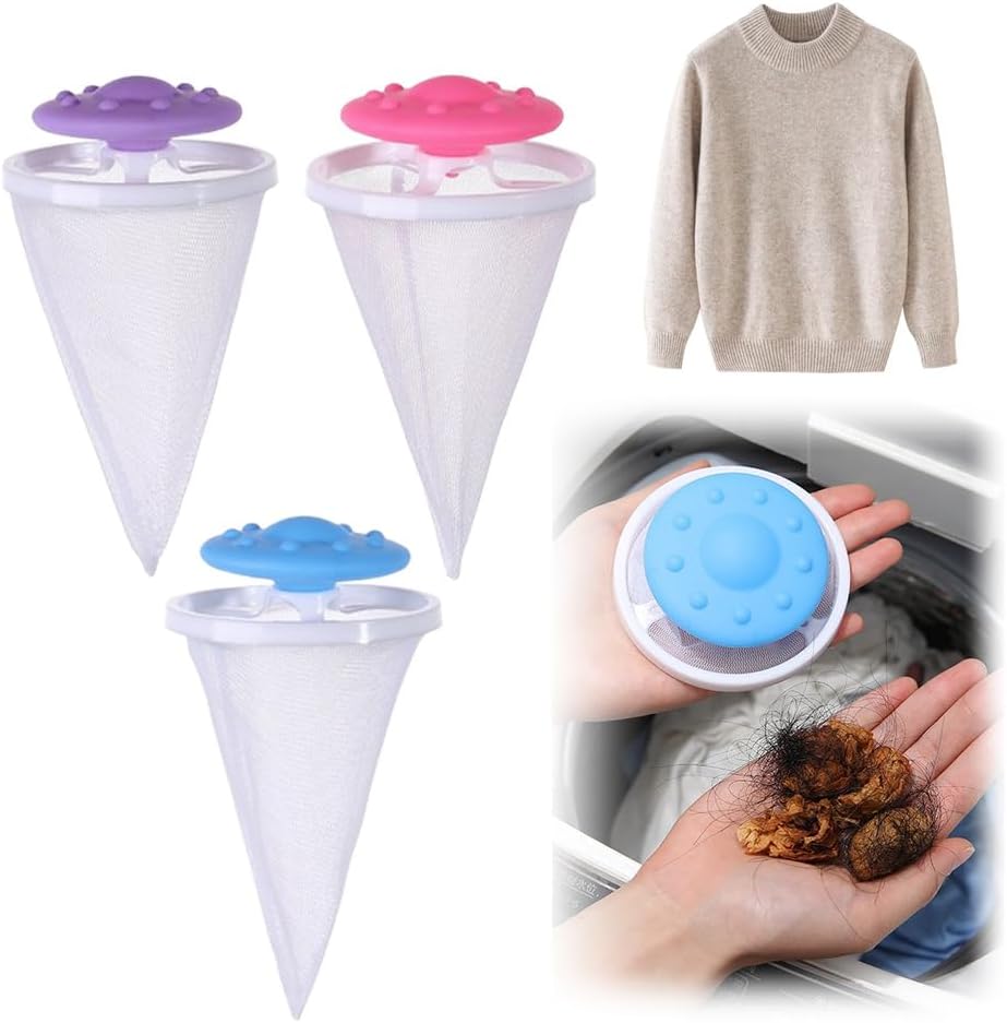Hair Catcher Trio - Cleaner Laundry Now!