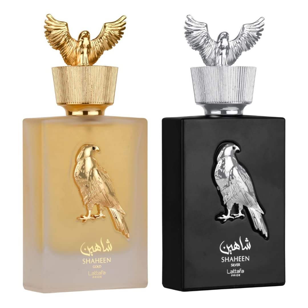 Lattafa Perfumes Pride Shaheen Unisex Gift Set of 2 Eau de Parfum