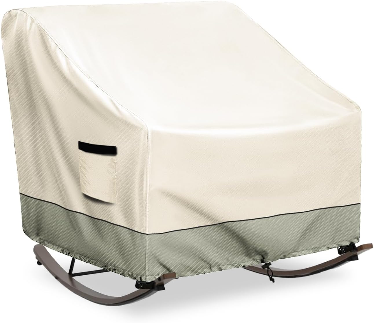 Waterproof Split Zipper Rocking Chair Cover by Krismile