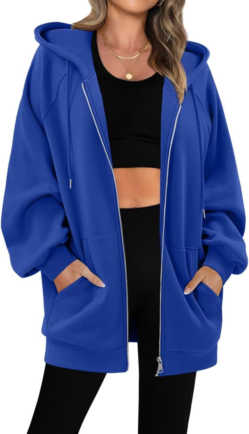 StunShow Women's Zip Up Hoodies for Casual Fall Style