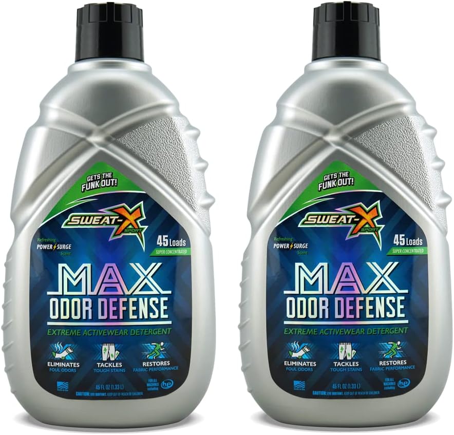 Sweat X Original Max Odor Defense Laundry Detergent for Activewear