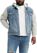 Levi's Men's Hybrid Hoodie Trucker Jacket - Relaxed, Durable Style