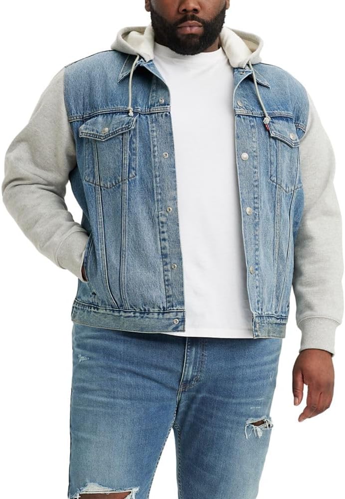 Levi's Men's Hybrid Hoodie Trucker Jacket for Ultimate Comfort