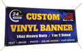 14oz Custom Vinyl Banner Full Color - Heavy Duty Outdoor Signage